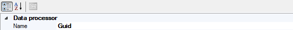 Guid data processor properties